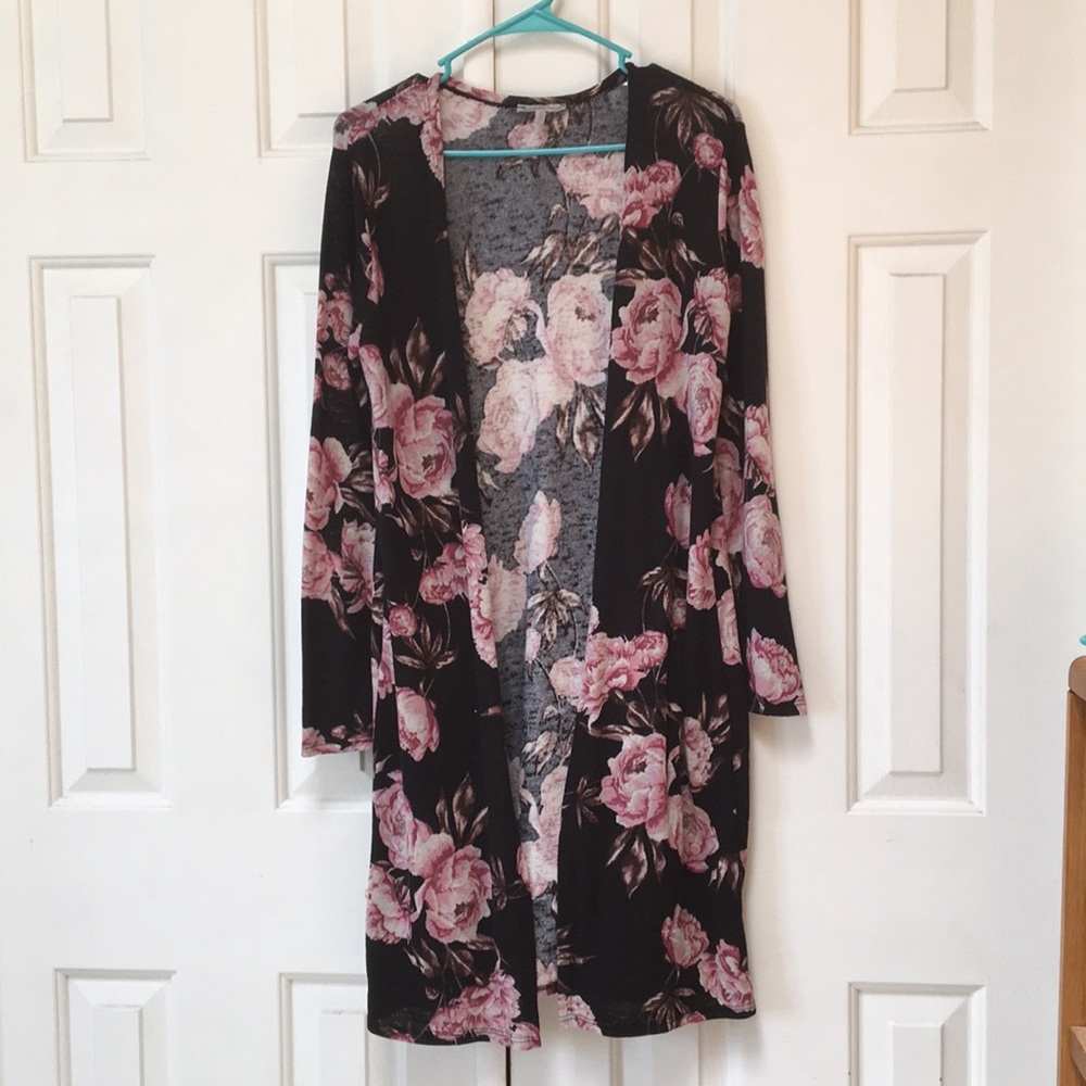 ***RESERVED***Floral Cardigan